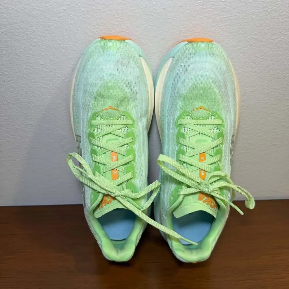 Hoka One One Women's Mach X Lime Glow Running Shoes Size 8.5B